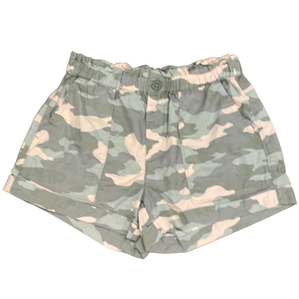 Aerie Pink Camo Shorts, Size Small - Picture 2 of 7
